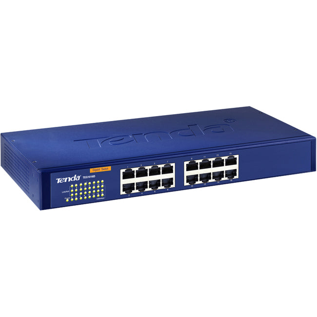 16 Port Gigabit Switch - Ethernet Switches for Network Infrastructure | Tenda TEG1016D