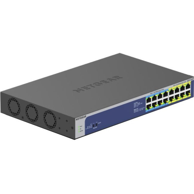 16-Port PoE++ Gigabit Unmanaged Switch - High-Power Ethernet | Netgear GS516UP-100NAS