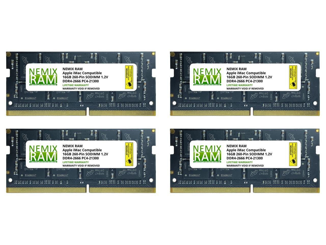 16Gb Ddr4-2666Mhz Pc4-21300 So-Dimm Memory For Apple 27" Imac With Retina 5K Display Mid 2020 (Imac 20,1 Imac 20,2) By Nemix Ram