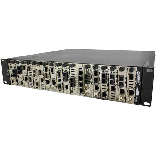 19 Slot Ac Ion Chassis W/,Redundant Ps & Mngmt Module Bndl
