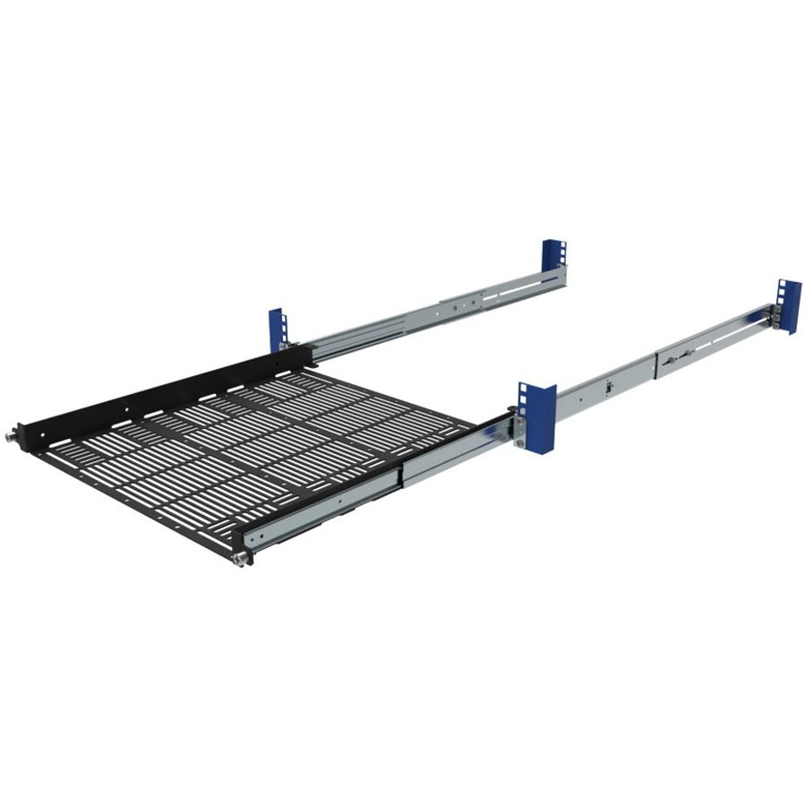1U Server Rack Shelf - Sliding Laptop Shelf 18" Depth | Innovation First 115-5029