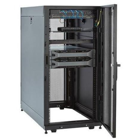 25U Server Rack Cabinet - 4-Post Freestanding Data Center Rack with Lockable Doors | StarTech.com RK2537BKM