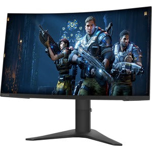 Lenovo G27c-10 27 Class Full HD Curved Screen Gaming LCD Monitor - 16:9 - Raven Black" 66A3GCCBUS