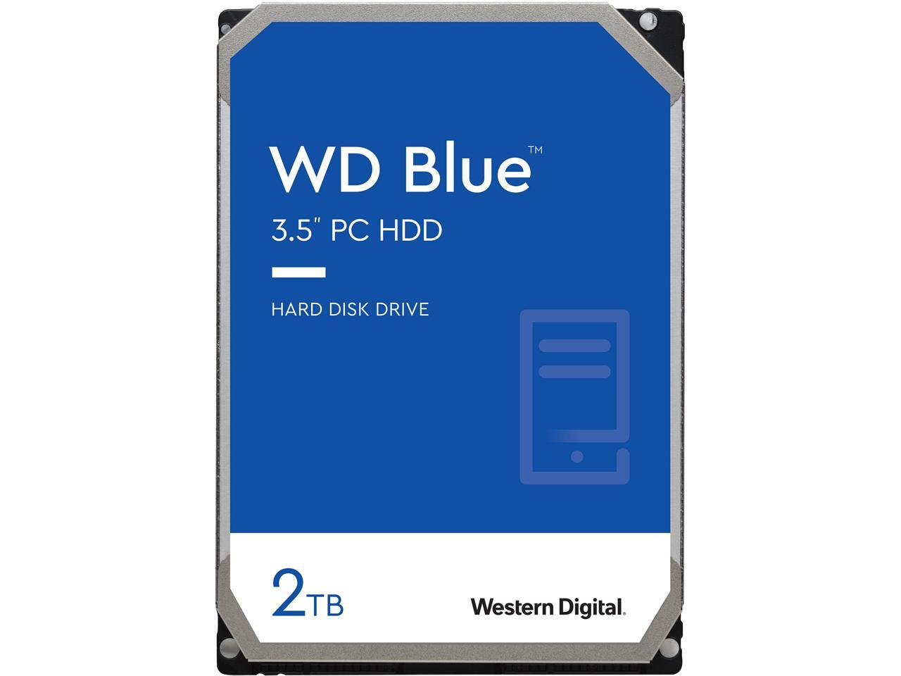2TB Hard Drive - WD Blue PC Desktop Storage Solution | Western Digital WD20EZBX