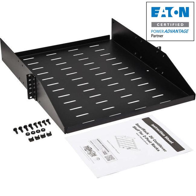 2U Server Rack Shelf - Universal Mount Vented Shelf | Tripp Lite by Eaton SRSHELF2PUNIV