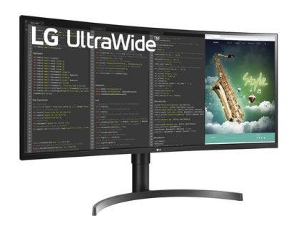 35 Inch Curved Monitor QHD - LG UltraWide VA HDR10 Gaming Display | TecISoft 35BN75C-B