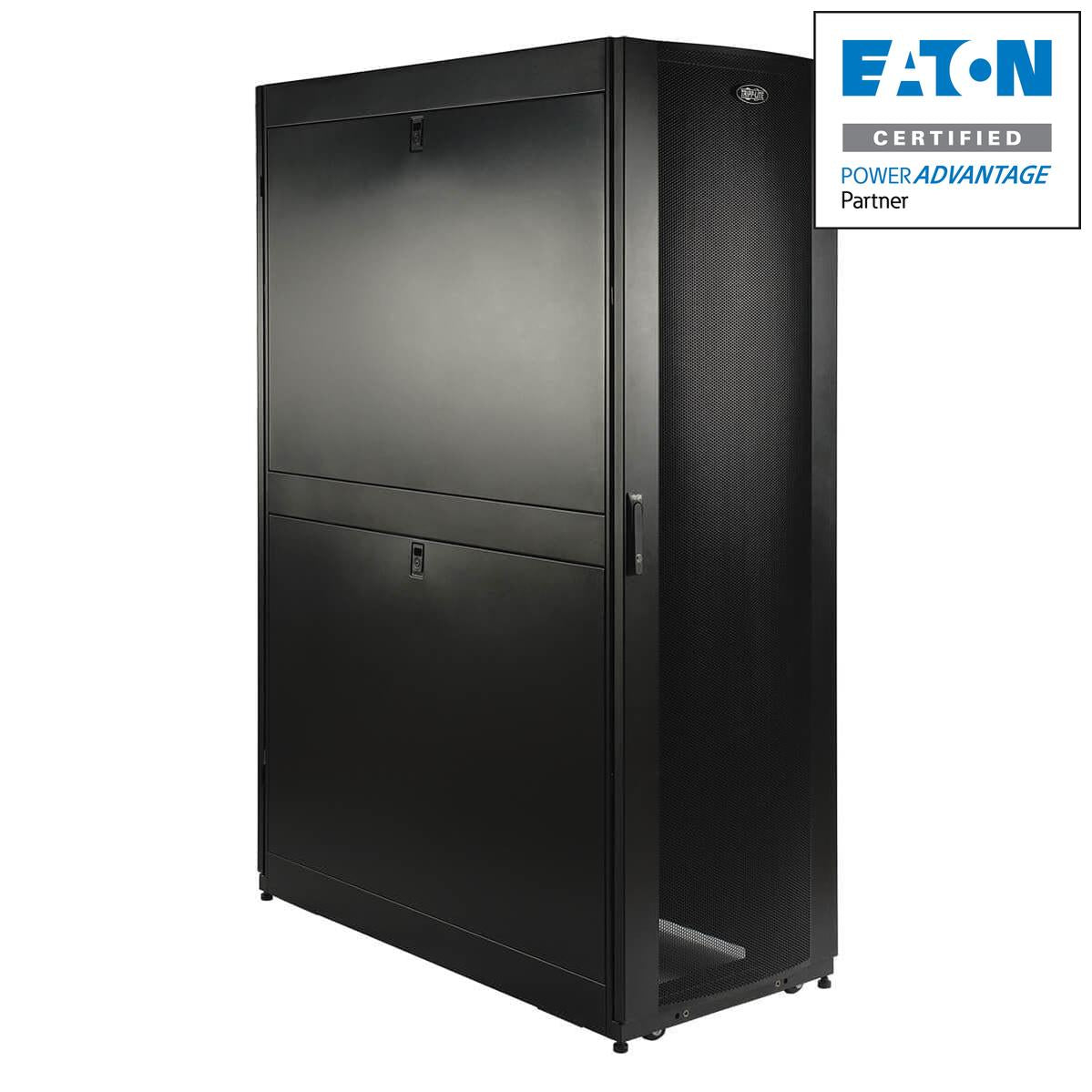 45U SmartRack Deep Data Center Server Rack - Enterprise Cabinet with Doors & Side Panels | Tripp Lite Eaton SR45UBDP