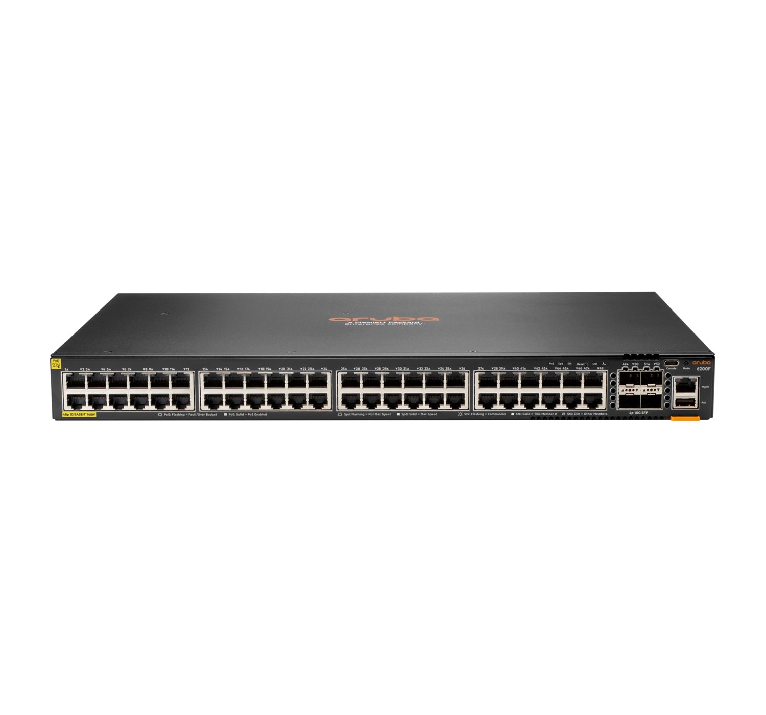48 Port PoE Switch - HPE Aruba CX 6200F Enterprise Networking | Tecisoft JL727A#ABA