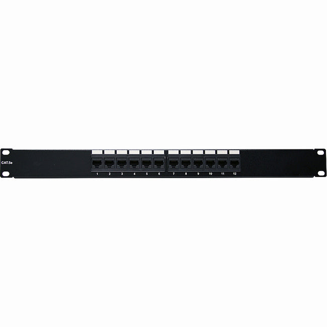 4Xem 12 Port Cat5E Rackmount Patch Panel