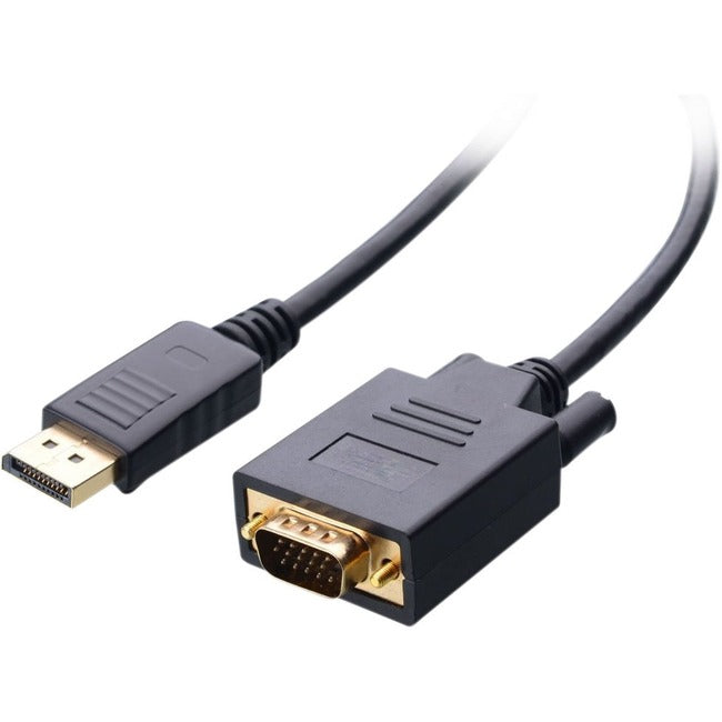 4XEM 15FT DisplayPort To VGA Adapter Cable - Black 4XDPMVGAM15FT