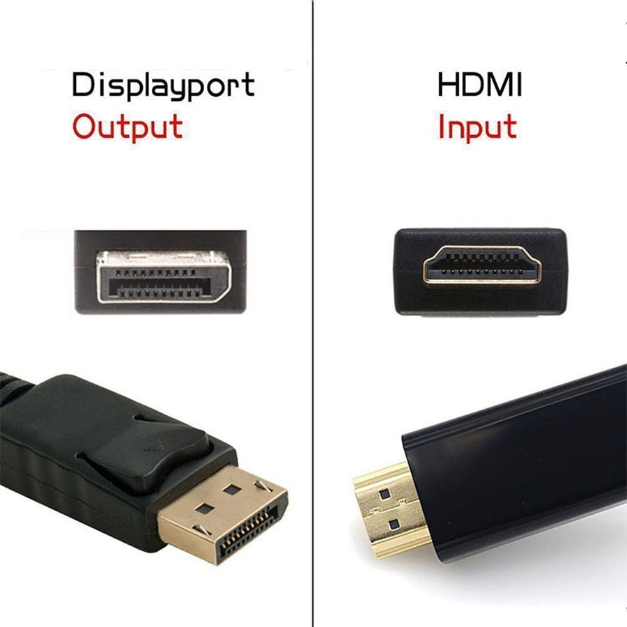 4XEM 4K Displayport to HDMI Cable 3ft 4XDPHDMI3FT4K