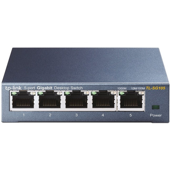 5-Port Gigabit Desktop Switch - Unmanaged Metal Casing | TP-LINK TL-SG105