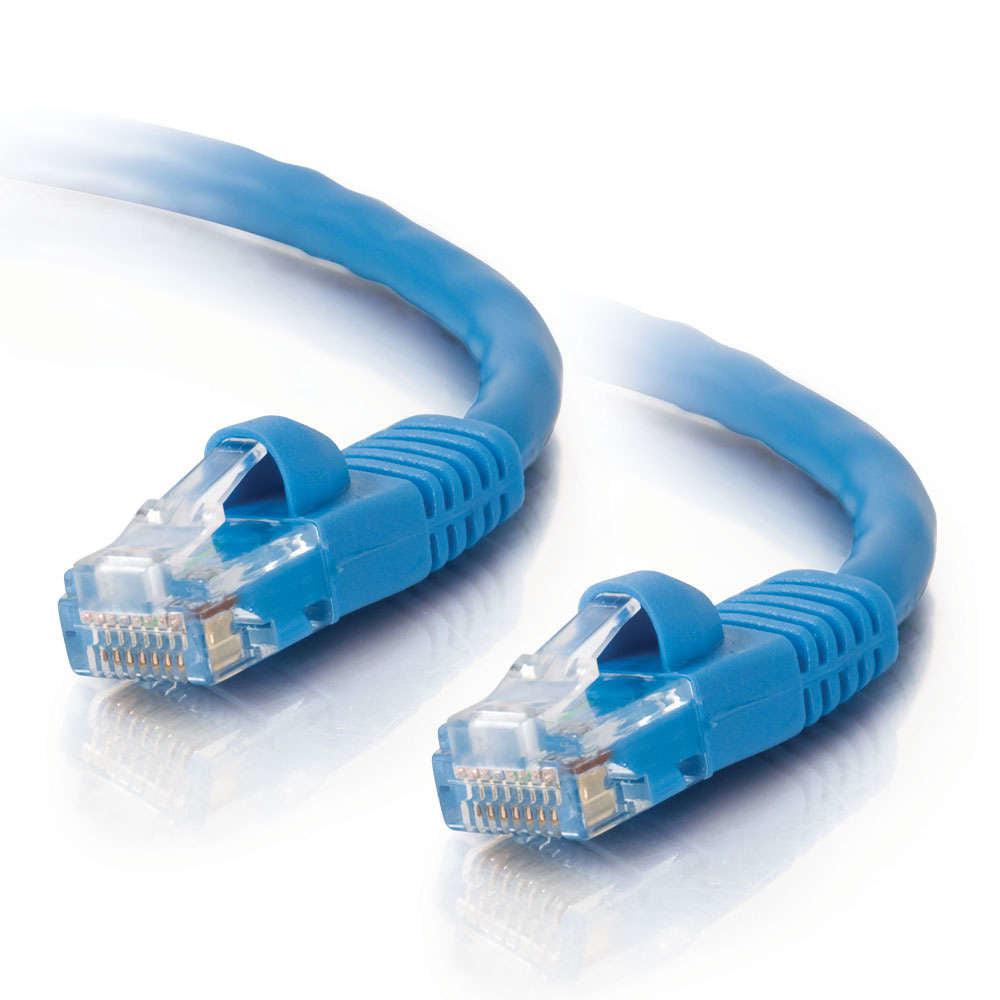 75ft Cat5e Ethernet Cable - C2G Snagless UTP Network Patch Cable Blue | C2G 22146