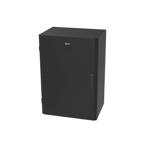 8RU Vertical Wall Mount Cabinet - Edge Computing Network Rack | C2G VWMFD-8RU-36-B
