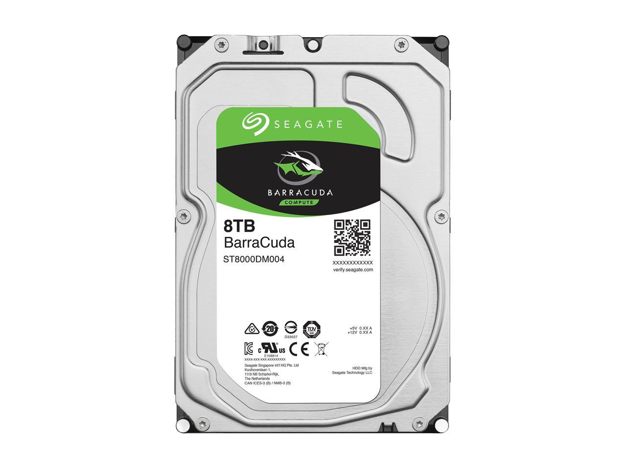 8TB Desktop Hard Drive - BarraCuda SATA Storage Solution | Seagate ST8000DM004