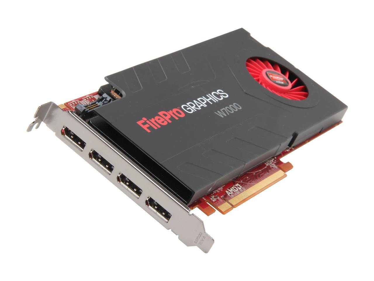 Amd Firepro W7000 100-505634(100-505848) 4Gb 256-Bit Gddr5 Pci Express 3.0 X16 Crossfire Supported Workstation Video Card