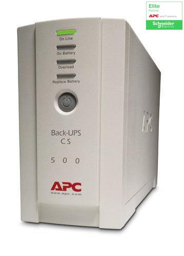APC Back-UPS CS 500VA, 120V, Beige, 6 Outlets BK500
