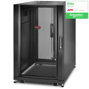APC NetShelter SX, Server Rack Enclosure, 18U, Black, 925H x 600W x 900D mm AR3006
