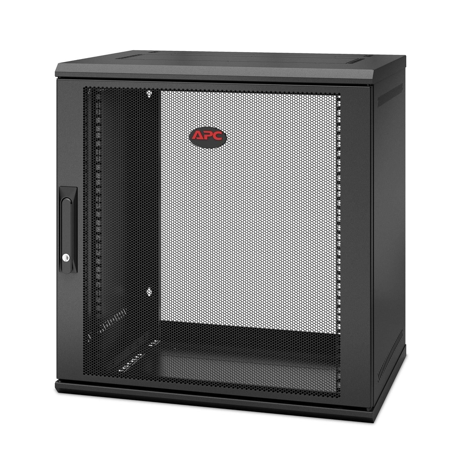 Apc Netshelter Wx 12U Single Hinged Wall-Mount Enclosure 400Mm Deep Wall Mounted Rack Black