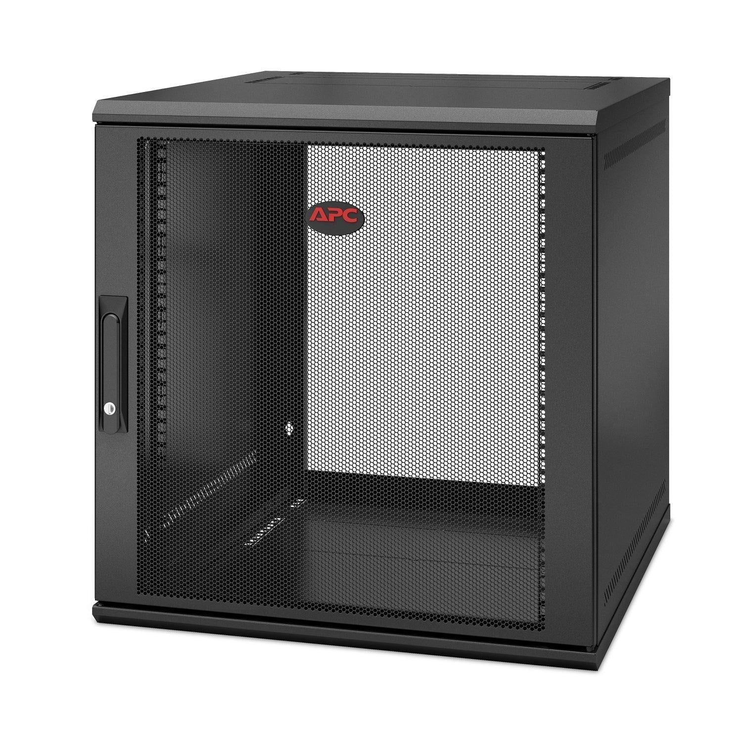 Apc Netshelter Wx 12U Single Hinged Wall-Mount Enclosure 600Mm Deep Wall Mounted Rack Black