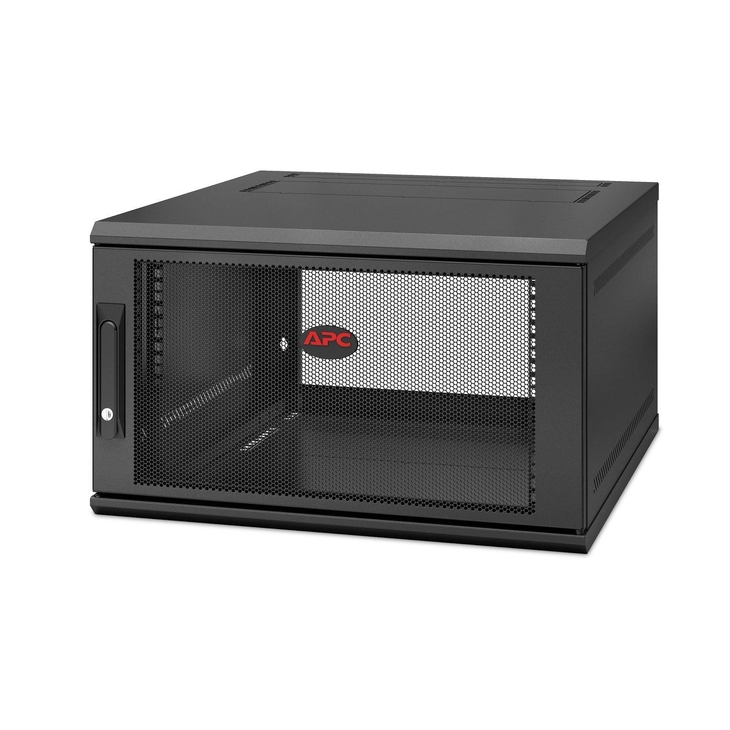 Apc Netshelter Wx 6U Single Hinged Wall-Mount Enclosure 600Mm Deep Wall Mounted Rack Black