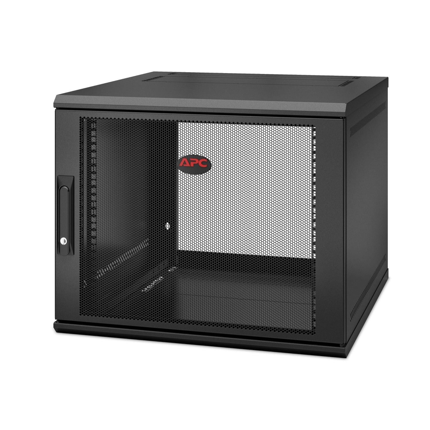 Apc Netshelter Wx 9U Single Hinged Wall-Mount Enclosure 600Mm Deep Wall Mounted Rack Black