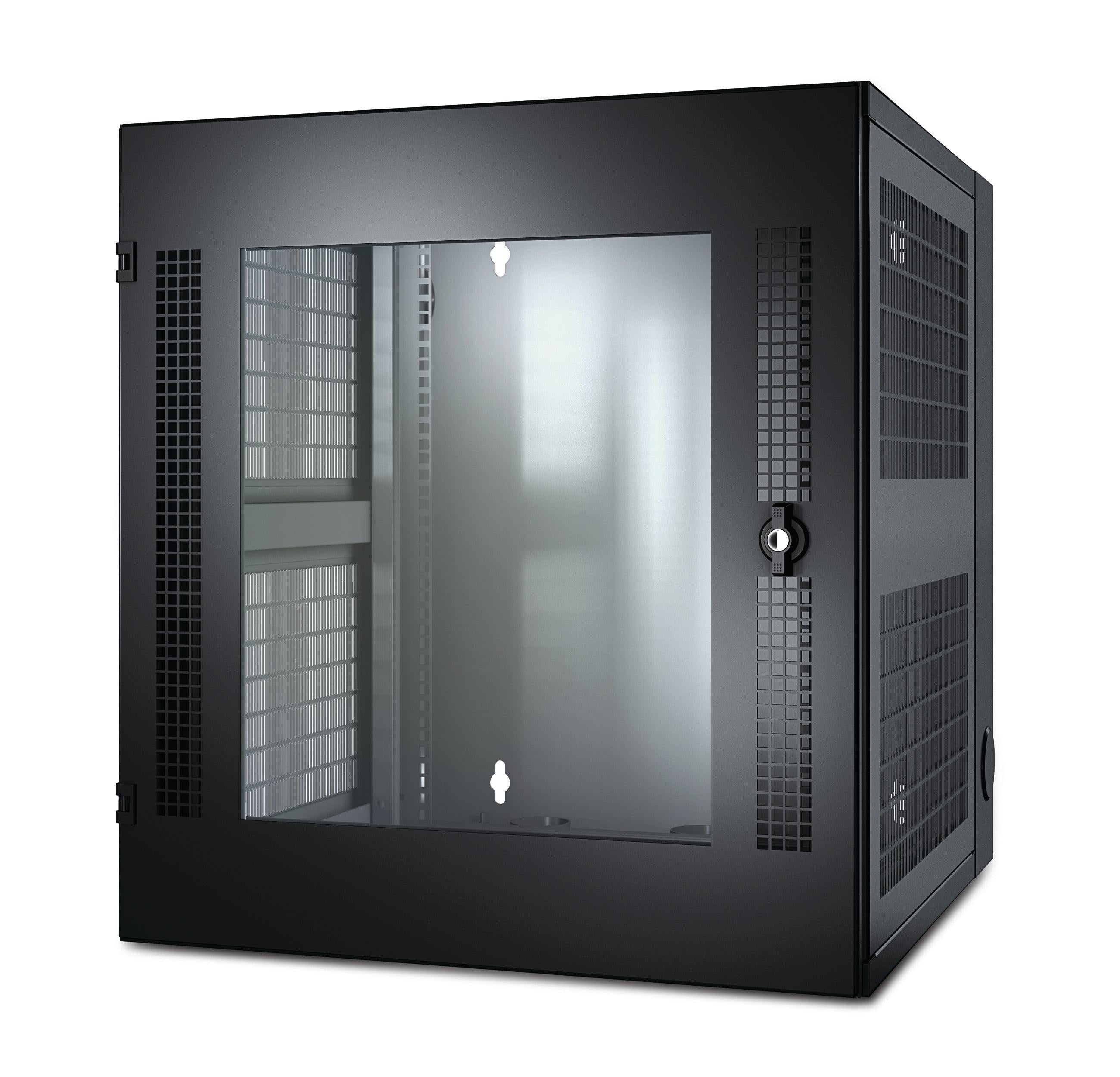 Apc Netshelter Wx Wall-Mount Enclosure 13U Glass Door Black Wall Mounted Rack