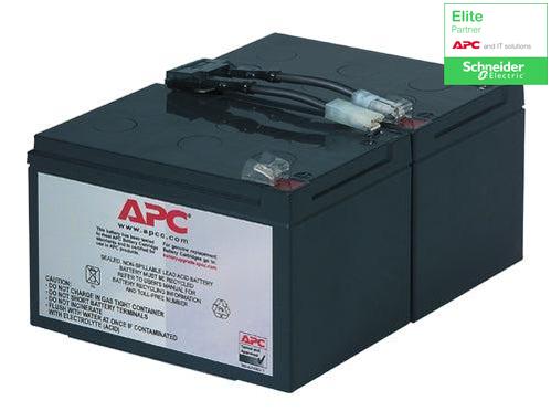 APC Replacement Battery Cartridge - UPS Battery RBC6 12V 11Ah VRLA | TeciSoft