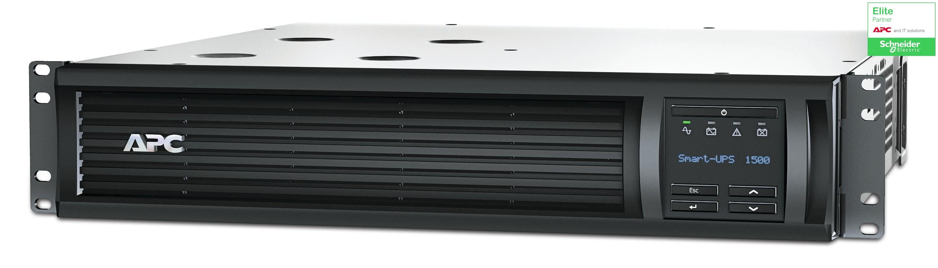 APC Smart-UPS, Line Interactive, 1500VA, Rackmount 2U, 120V | LCD SMT1500RM2UC