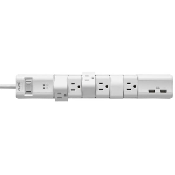 APC by Schneider Electric SurgeArrest Essential 6-Outlet Surge Suppressor/Protector PE6RU3W