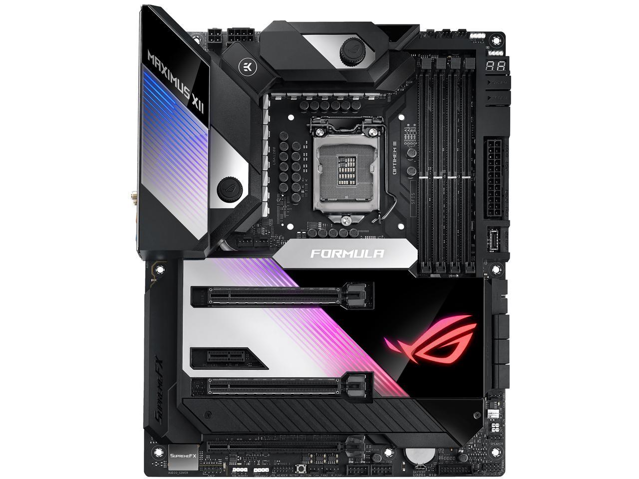 Asus Rog Maximus Xii Formula (Wifi 6) Lga 1200 Intel Z490 Sata 6Gb/S Atx Intel Motherboard (16 Power