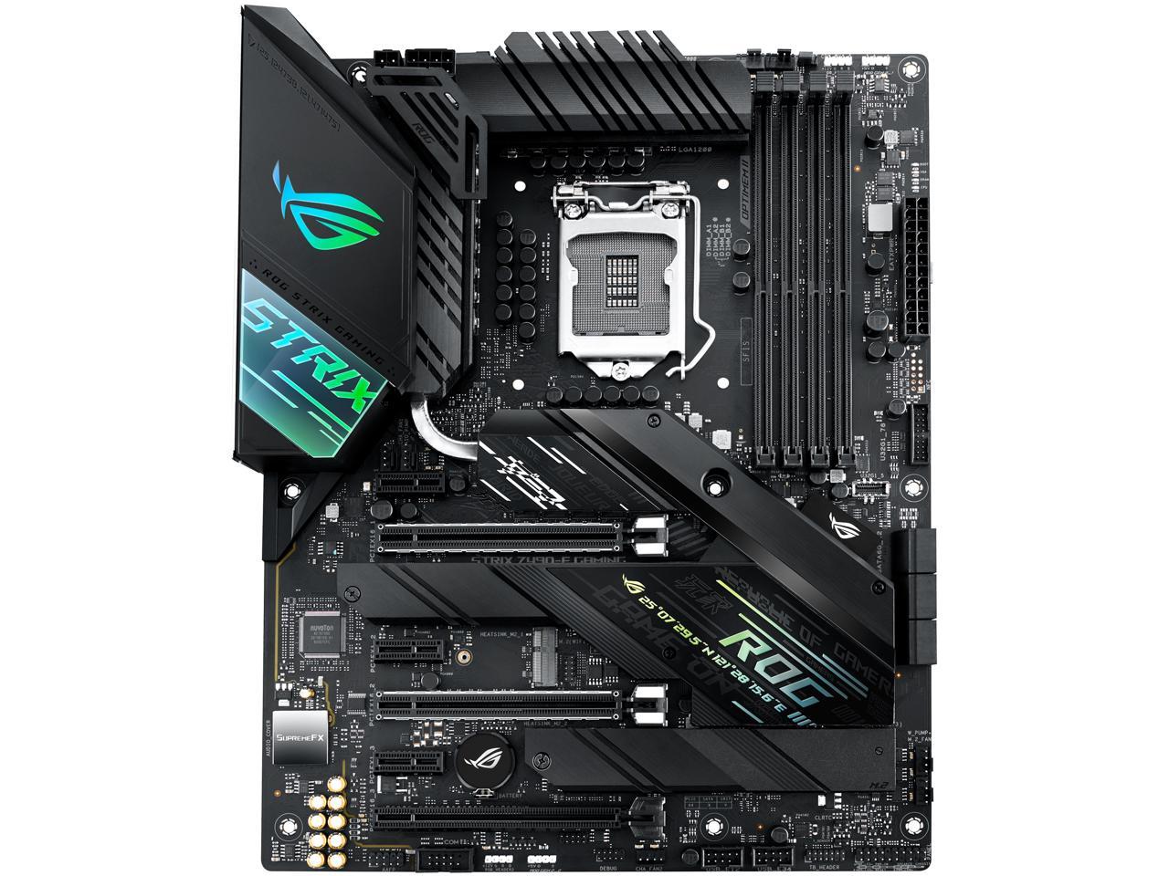 Asus Rog Strix Z490-F Gaming Lga 1200 (Intel 10Th Gen) Intel Z490 Sata 6Gb/S Atx Intel Motherboard