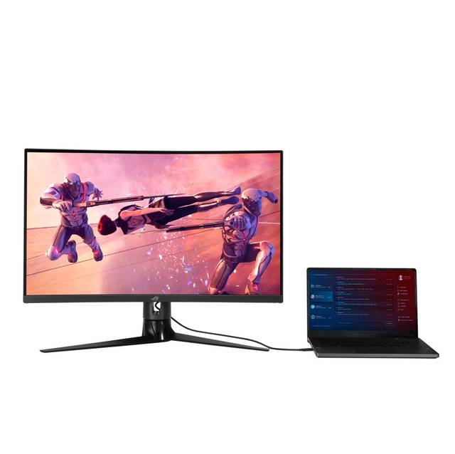 Asus Rog Strix Xg32Vc 31.5 Inch Widescreen 3,000:1 1Ms Hdmi/Displayport/Usb Led Hdr10 Monitor