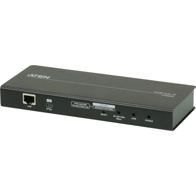 ATEN 1-Local/Remote Share Access Single Port VGA KVM over IP Switch (1920 x 1200)-TAA Compliant CN8000A