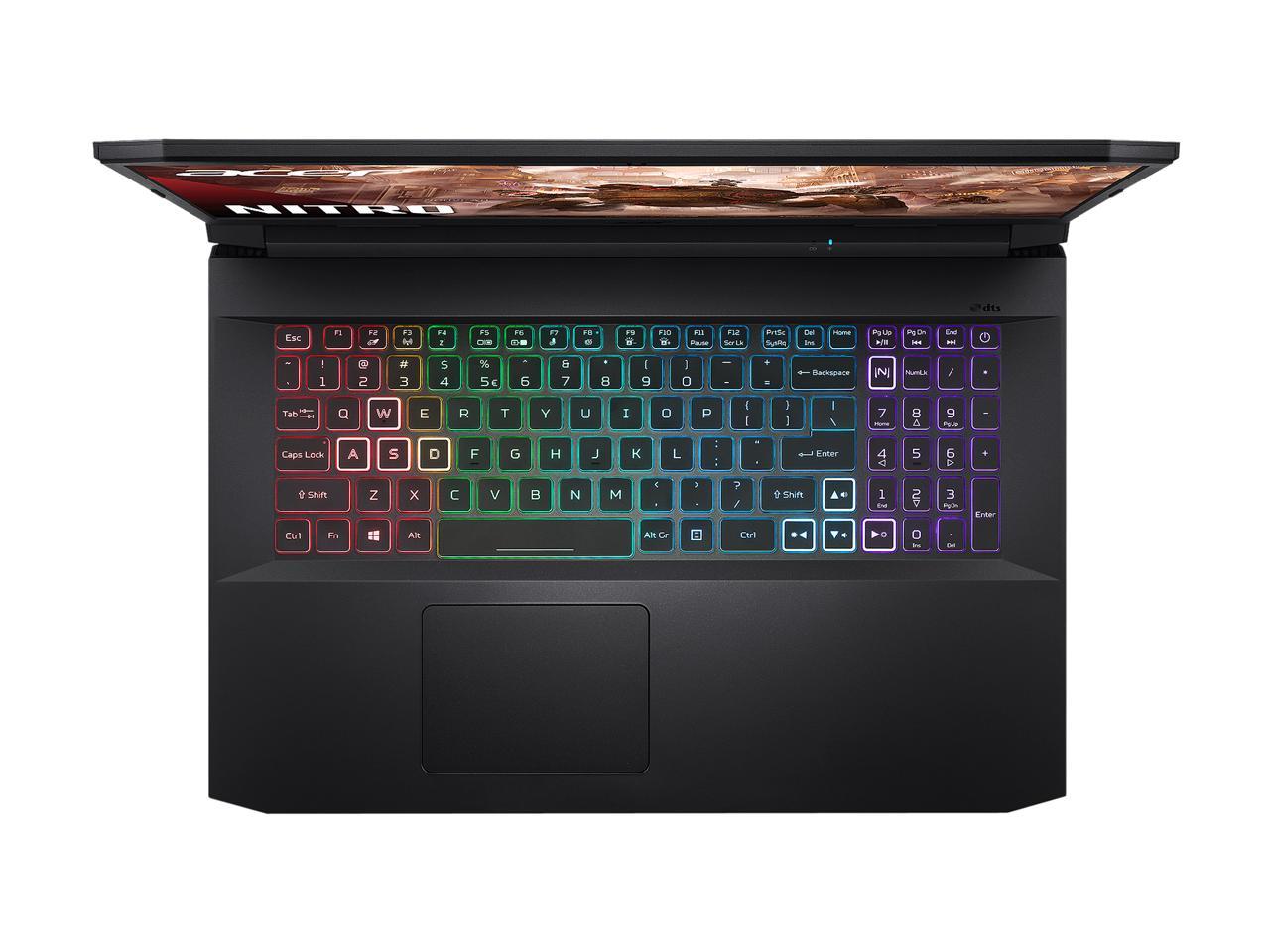 Acer Nitro 5 - 17.3" 360 Hz Ips - Amd Ryzen 7 5000 Series 5800H (3.20Ghz) - Nvidia Geforce Rtx