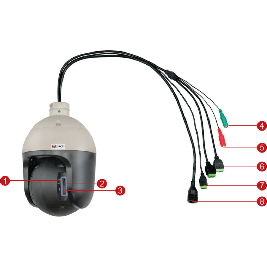 Acti B915 Security Camera Ip Security Camera Outdoor Dome 2048 X 1536 Pixels Ceiling/Wall