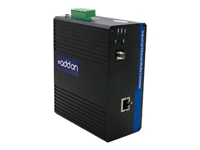 Addon 1 10/100/1000Base-Tx(Rj-45) To 1 1000Base-Bxd(Fc) Smf 1550Nmtx/1310Nmrx 20Km Industrial Media Converter