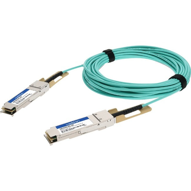 Addon - 100Gbase-Aoc Direct Attach Cable - Taa Compliant - Qsfp28 To Qsfp28 - 1 M - Fiber Optic - Active