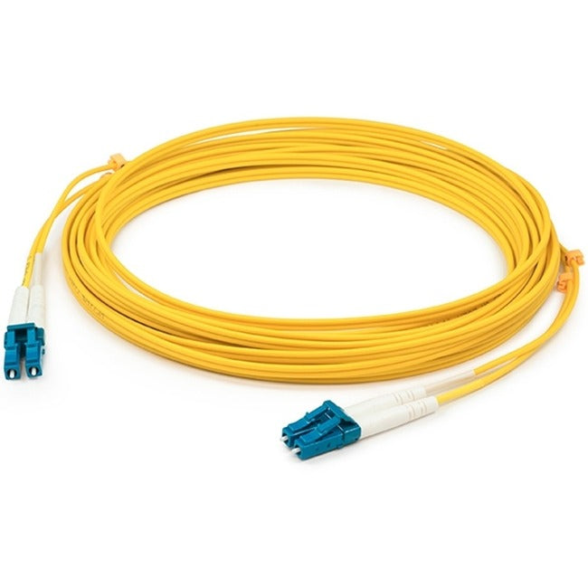 AddOn 1m LC (Male) to LC (Male) Yellow OS2 Duplex Fiber TAA Compliant OFNR (Riser-Rated) Patch Cable ADD-LC-LC-1M9SMF-TAA