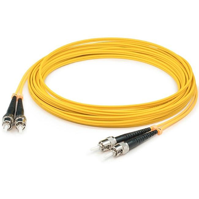 AddOn 2m ST (Male) to ST (Male) Yellow OM1 Duplex Plenum-Rated Fiber Patch Cable ADD-ST-ST-2M6MMFP