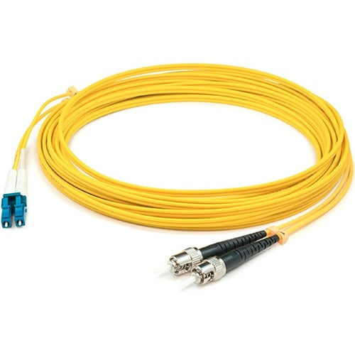 AddOn 41m LC (Male) to ST (Male) Straight Yellow OS2 Duplex Plenum Fiber Patch Cable ADD-ST-LC-41M9SMFP