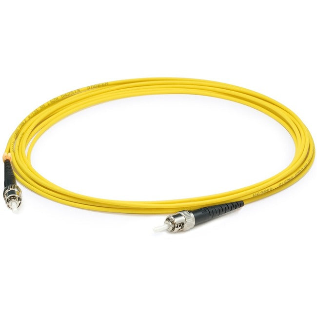 AddOn 4m ST (Male) to ST (Male) Yellow OS2 Simplex Fiber OFNR (Riser-Rated) Patch Cable ADD-ST-ST-4MS9SMF