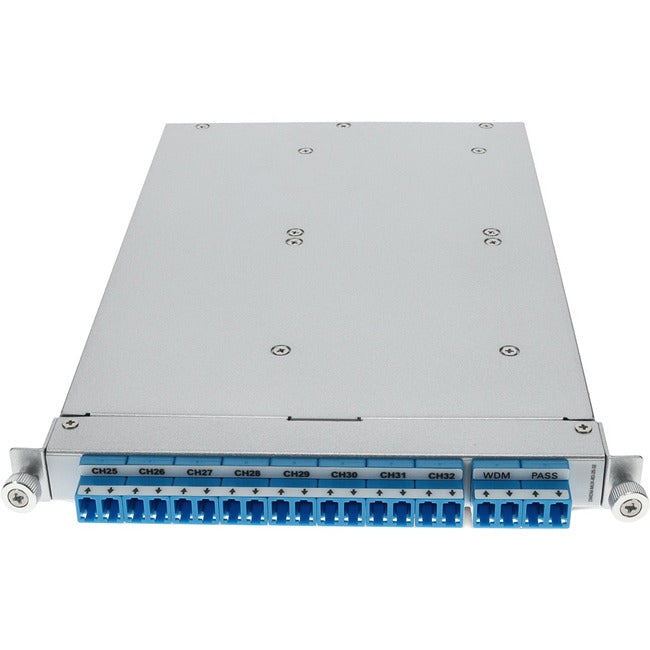Addon 8 Channel Dwdm Mux Cartridge, Channels 25, 26, 27, 28, 29, 30, 31 And 32, With Pass Ports. Duplex Lc