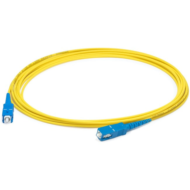 AddOn 80m SC (Male) to SC (Male) Straight Yellow OS2 Simplex LSZH Fiber Patch Cable ADD-SC-SC-80MS9SMFLZ