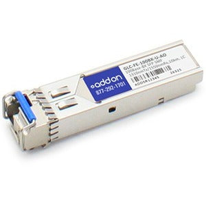 Addon Cisco Glc-Fe-100Bx-U Compatible Taa Compliant 100Base-Bx Sfp Transceiver (Smf, 1310Nmtx/1550Nmrx, 10Km, Lc)