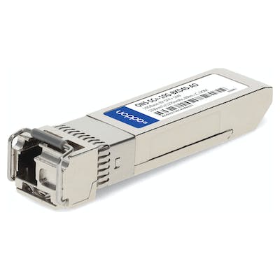 AddOn Cisco ONS ONS-SC+-10G-BXD40 Compatible TAA Compliant 10GBase-BX SFP+ Transceiver (SMF, 1330nmTx/1270nmRx, 40km, LC, DOM) ONS-SC+-10G-BXD40-AO