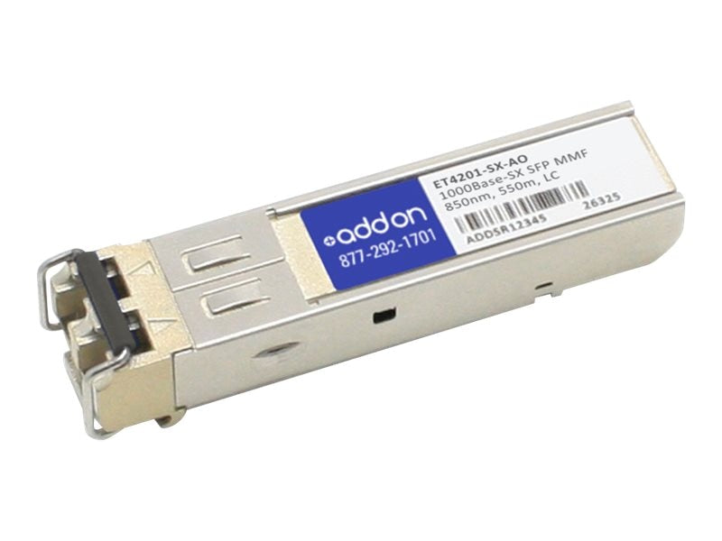 Addon Edge-Core Et4201-Sx Compatible Taa Compliant 1000Base-Sx Sfp Transceiver (Mmf, 850Nm, 550M, Lc)