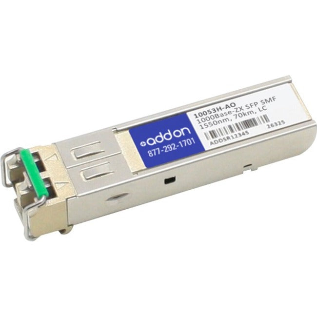 Addon Extreme Networks 10053H Compatible Taa Compliant 1000Base-Zx Sfp Transceiver (Smf, 1550Nm, 70Km, Lc, Rugged)