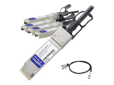 AddOn F5 Networks F5-UPG-QSFP+-3M Compatible TAA Compliant 40GBase-CU QSFP+ to 4xSFP+ Direct Attach Cable (Passive Twinax, 3m) F5-UPG-QSFP+-3M-AO