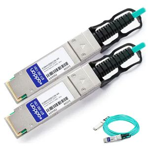 AddOn Finisar FCBN410QB1C30 Compatible TAA Compliant 40GBase-AOC QSFP+ to QSFP+ Direct Attach Cable (850nm, MMF, 30m) FCBN410QB1C30-AO